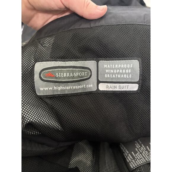 Sierra Sport Waterproof Rain Pants Windproof Men’s Size Large Gorpcore - Picture 8 of 10
